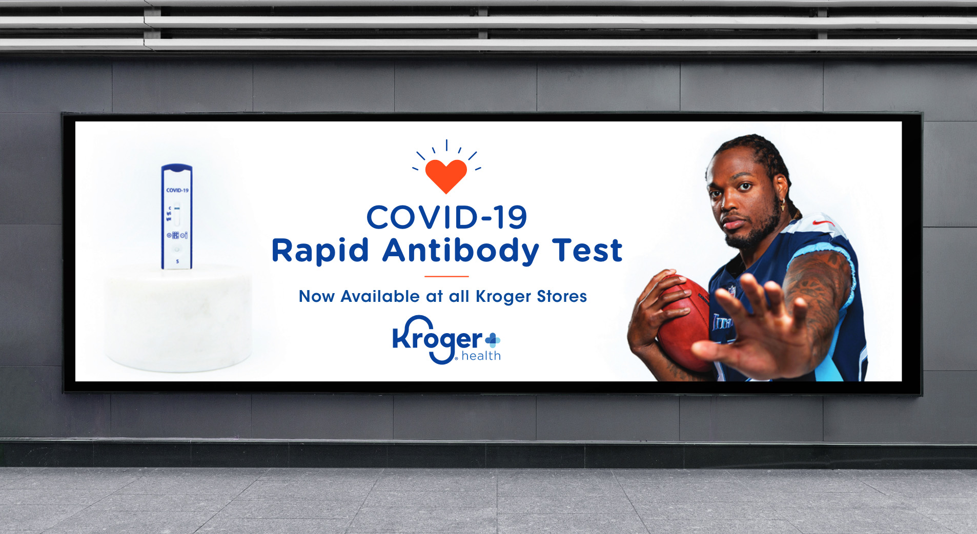 Kroger Health COVID Solutions Billboard