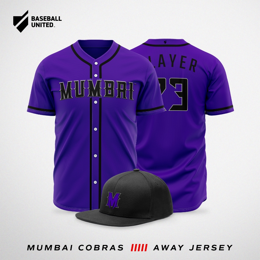 Official Mumbai Cobras Away Jersey – Baseball United Shop