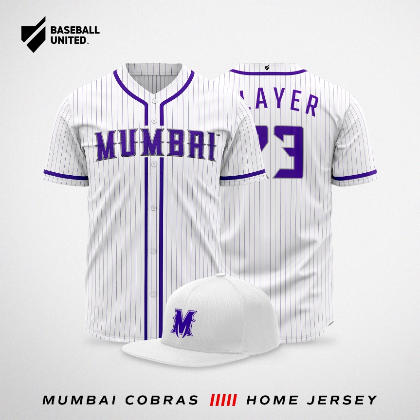 Official Mumbai Cobras Away Jersey – Baseball United Shop